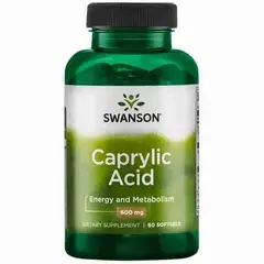 SWANSON - ACIDO CAPRILICO 600 MG 60 SOFTGEL