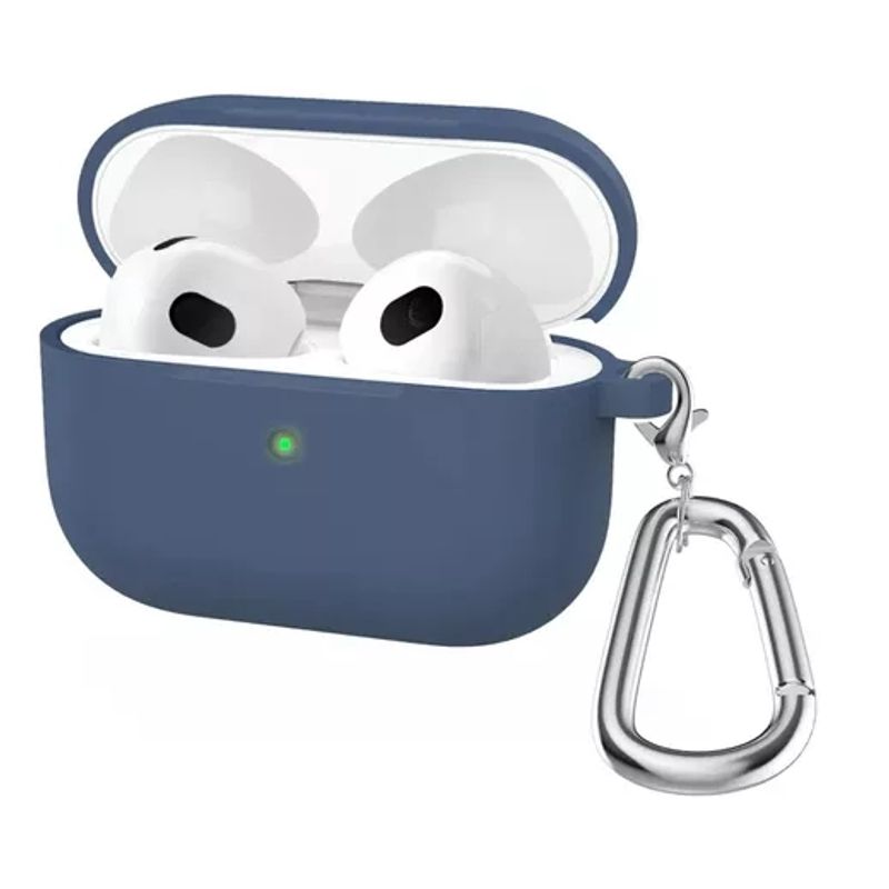 GENERICO - Funda Para AirPods Pro Silicon Rigido Con Gancho