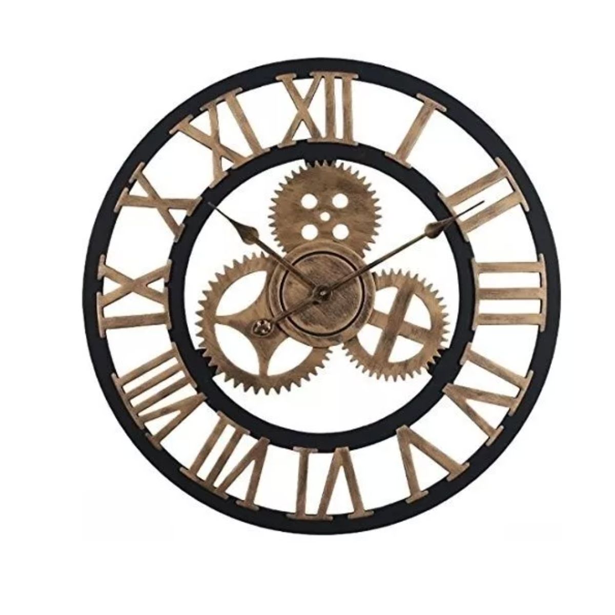 GENERICO - Reloj De Pared Números Romanos Espalda Abierta Elegante