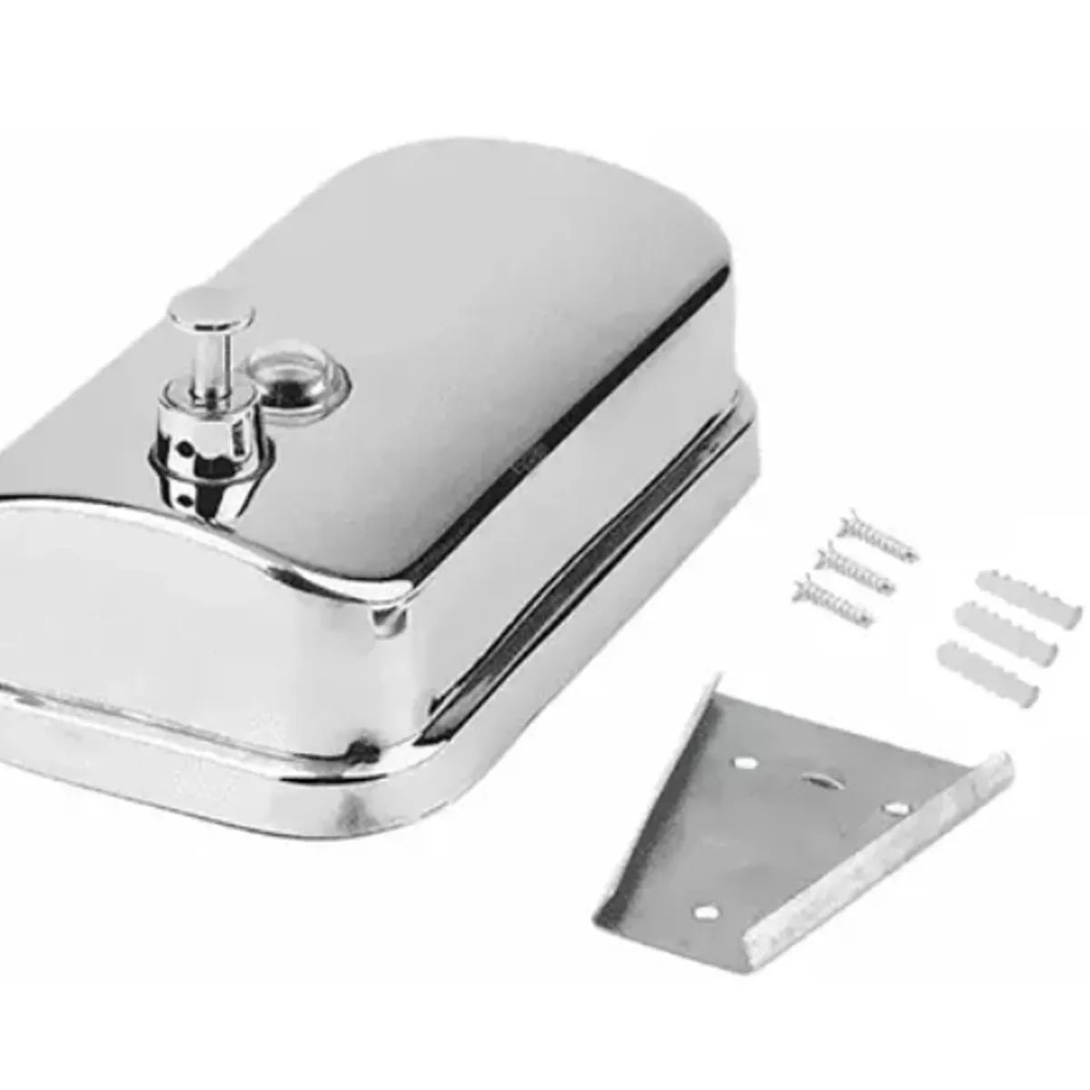 ESHOPANGIE - Dispensador Jabón Liquido Acero Inoxidable 500ml plateado