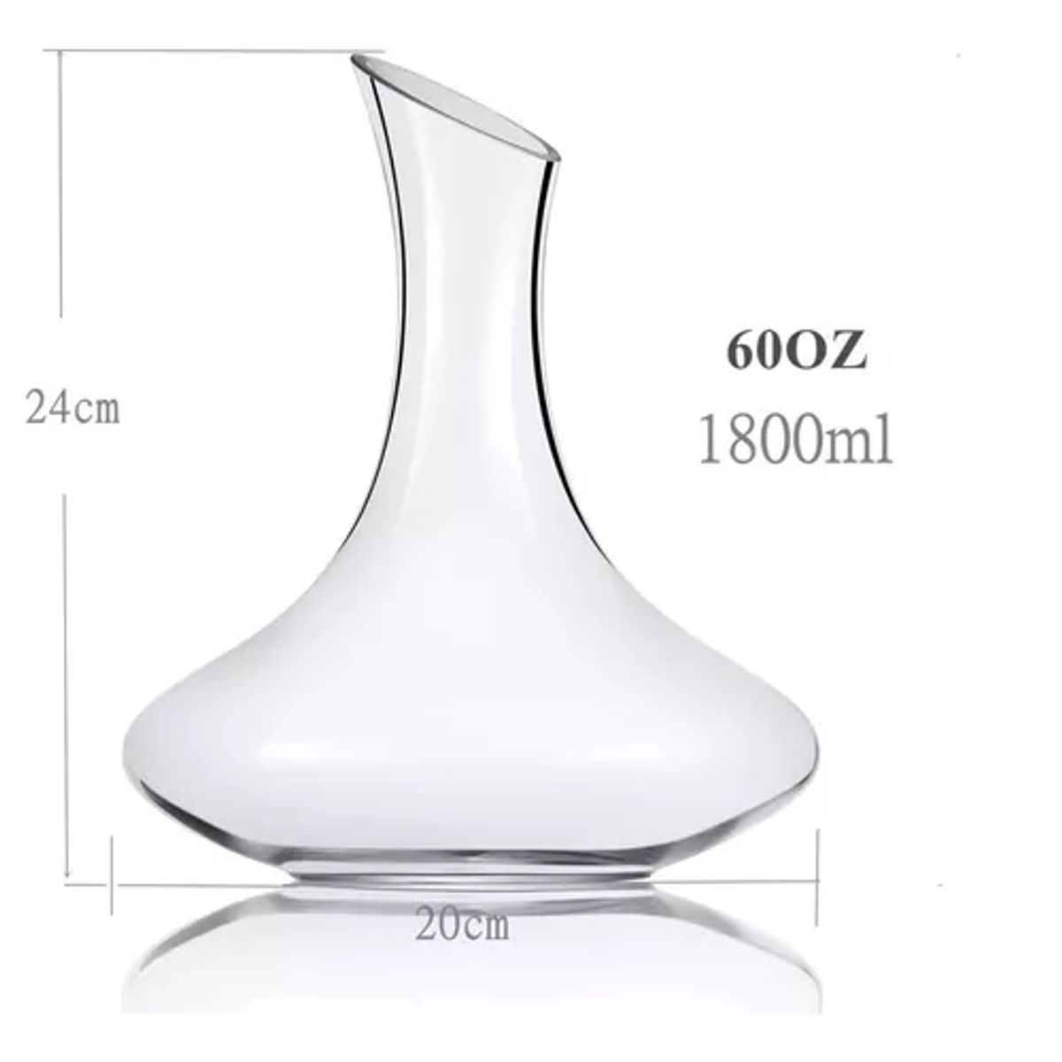 GENERICO - Set Aireador Para Vinos Decantador + X2 Copas De Vino Copas