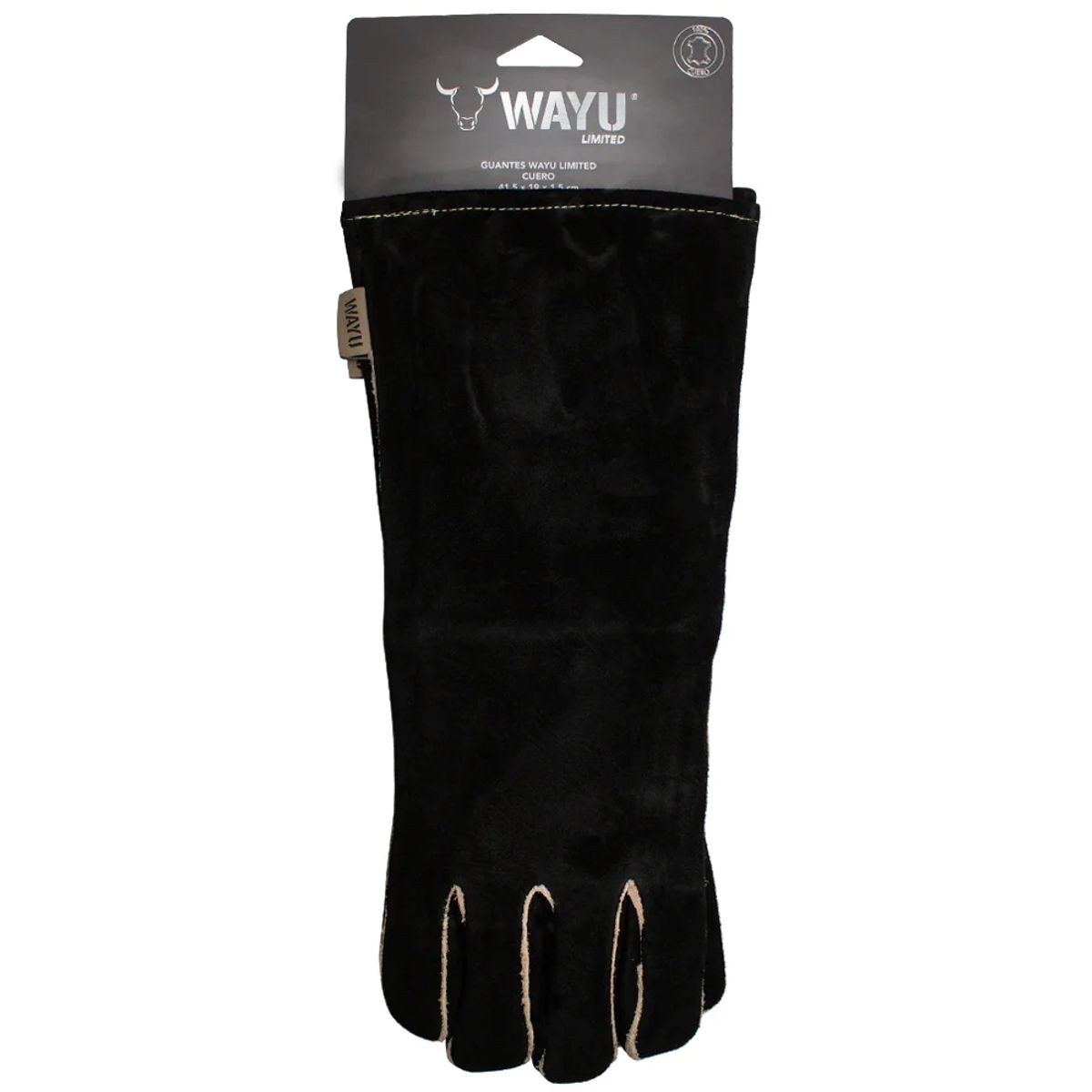 WAYU - 2 Guantes De Cuero Parrillero Wayu Alta Temperatura Limitad