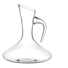 GENERICO - Decantador Aireador De Vino Con Manilla Vidrio 1500 Ml
