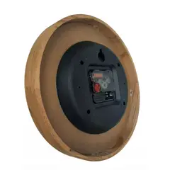 GENERICO - Reloj Pared Madera Siklos 25cm Silencioso