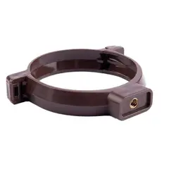 GENERICO - Abrazadera Tubo Canaleta Bajada 75mm Marron