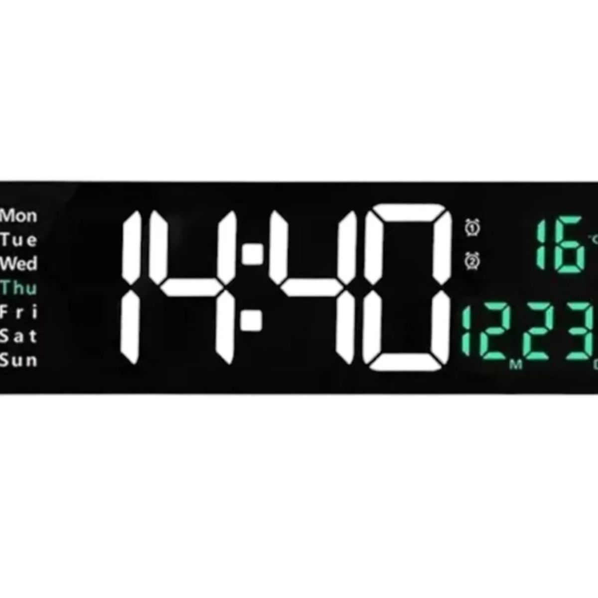 GENERICO - Reloj De Pared Digital Decorativo Led Pantalla Grande