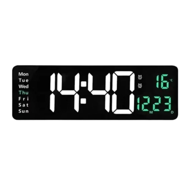 GENERICO - Reloj De Pared Digital Decorativo Led Pantalla Grande