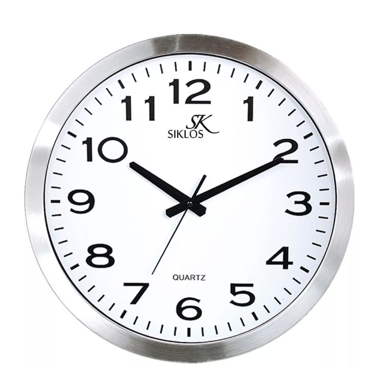 GENERICO - Reloj Pared Metal Siklos Gc1201 30cm Silencioso