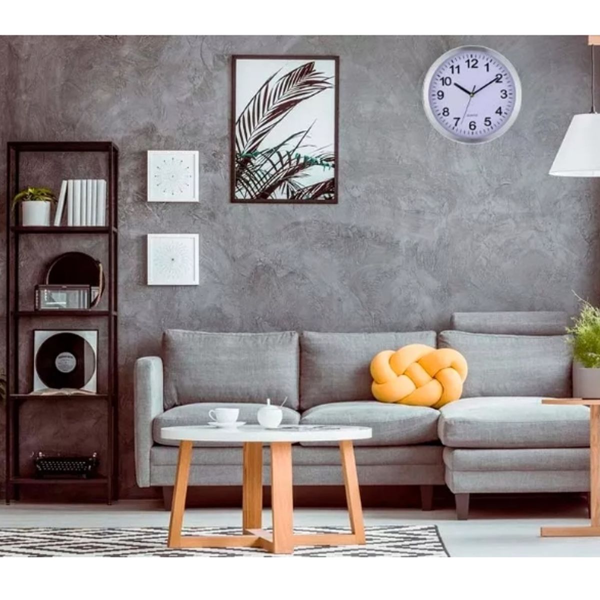 GENERICO - Reloj Pared Metal Siklos Gc1201 30cm Silencioso