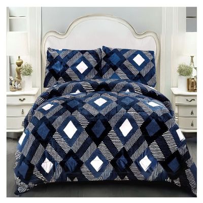 Imagen 2 del producto Cobertor Plush De Invierno Super King Con Chiporro De Diseños