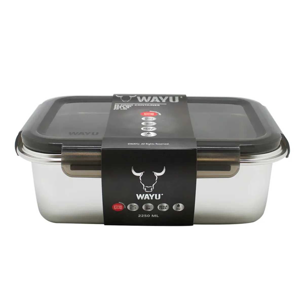 WAYU - Contenedor Hermético Wayu Acero Microsafe 650mL Premium