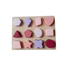 GENERICO - Juguete de Silicona puzzle que incluye figuras geométricas