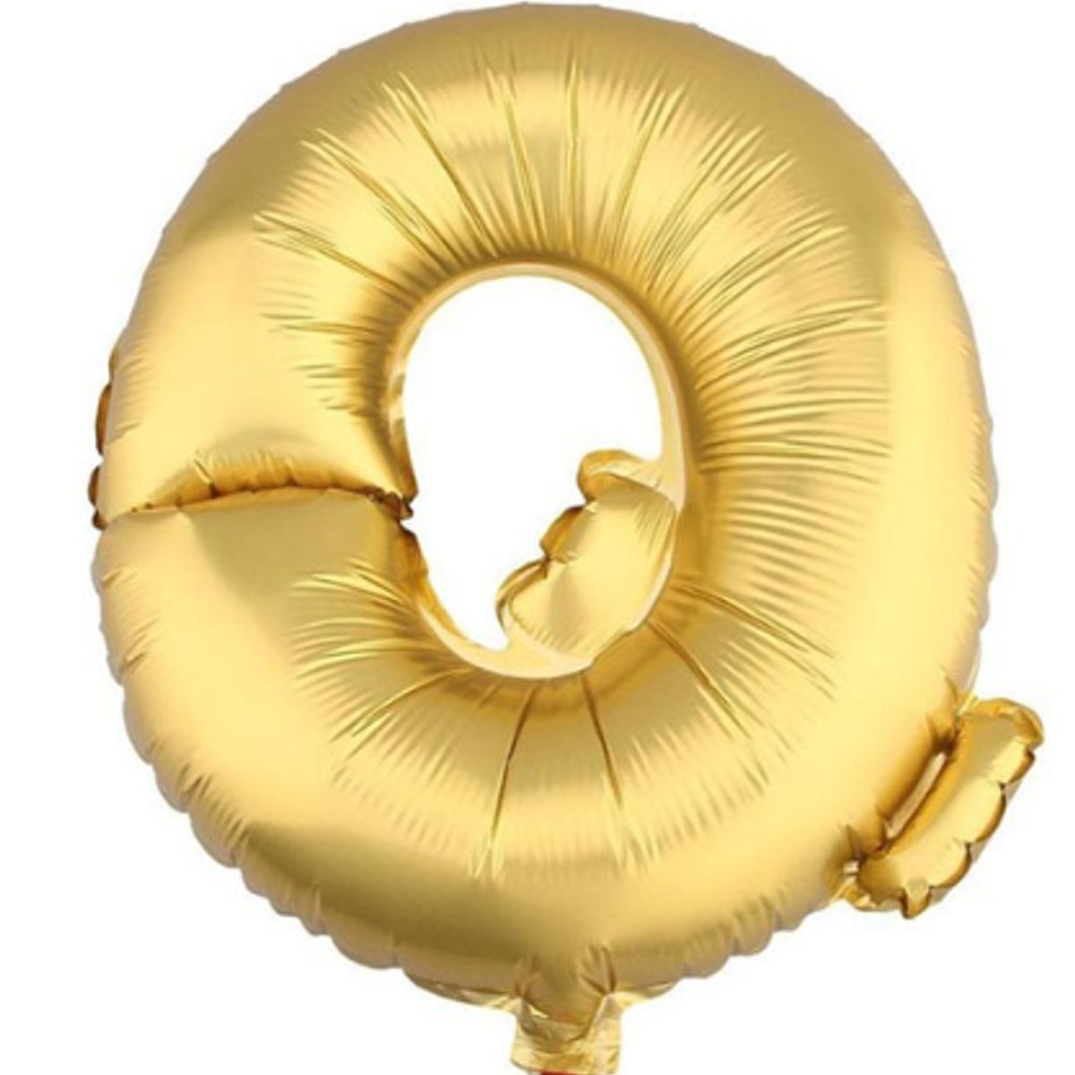 GENERICO - Globos En Forma De Letras Metalizados Dorado Q