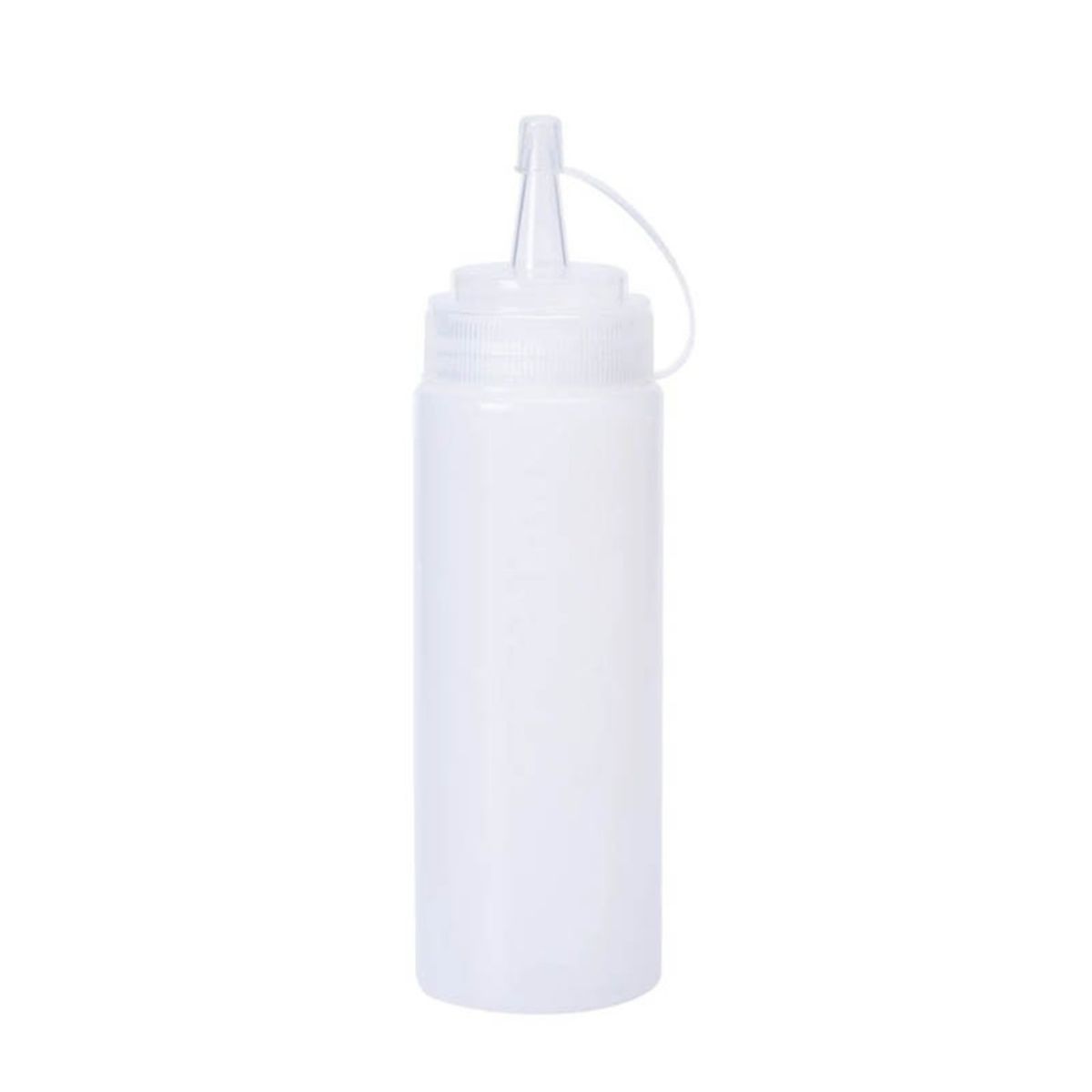 IMAHE - Set De 3 BOTELLA DISPENSADORA SALSA GRADUADA TRANSPARENTE 350ML IMAHE