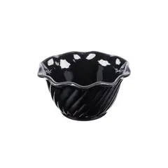 IMAHE - SET DE 6 POCILLO REMOLINO 148ML NEGRO