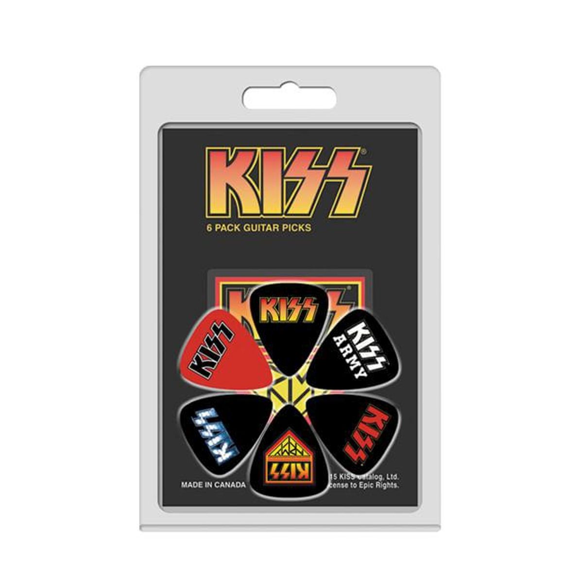 GENERICO - LP-KISS2 PACK UÑETAS 6 KISS PERRIS LEATHERS