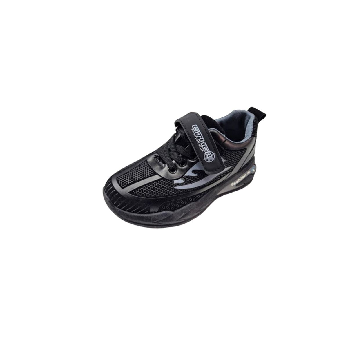 VINNYS OUTLET - Zapatilla Urbana Niño Negro Velcro