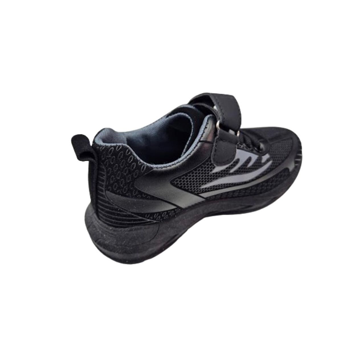 VINNYS OUTLET - Zapatilla Urbana Niño Negro Velcro