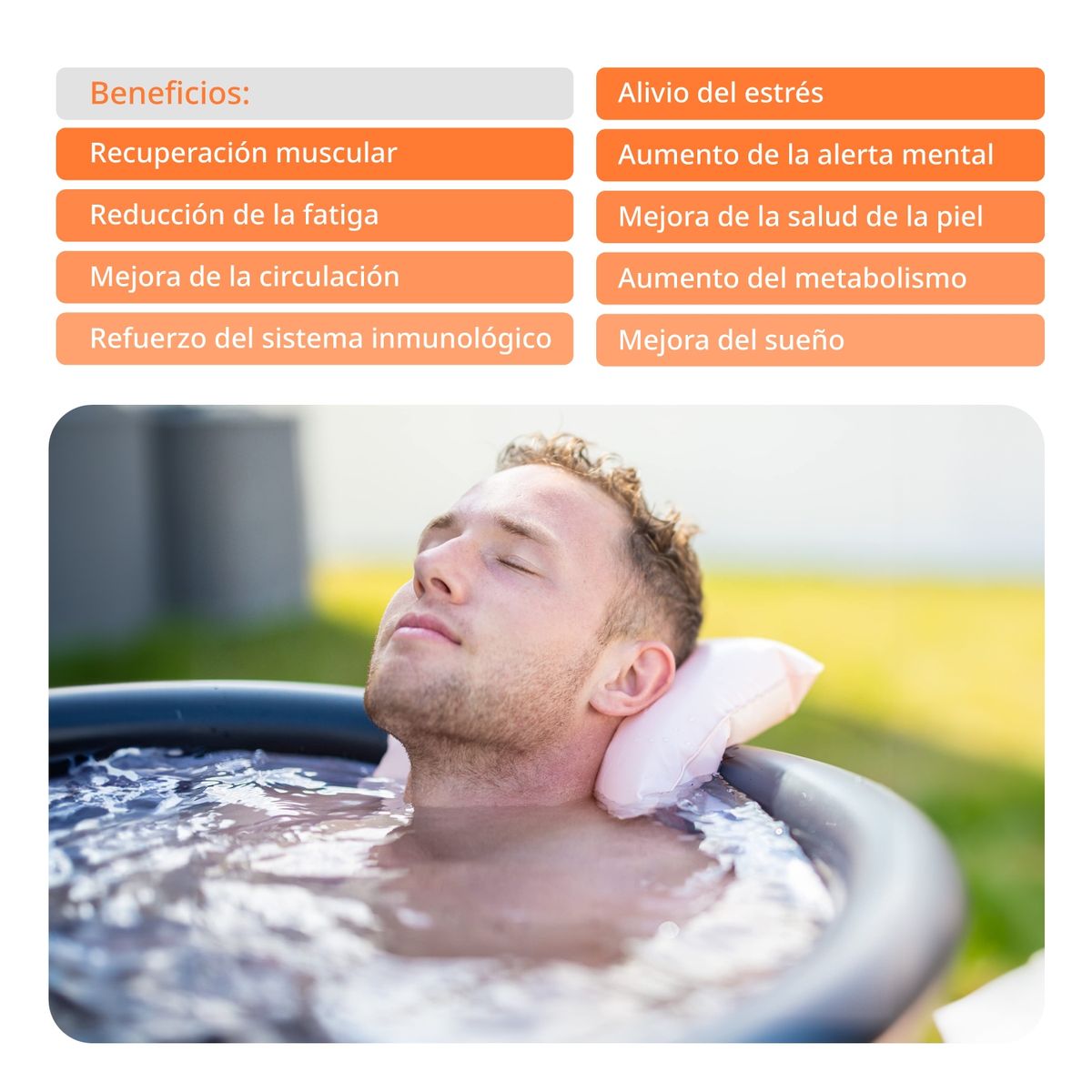 BODYTRAINER - Tina de Hielo Inflable Bodytrainer Ice Bath Wim Hof