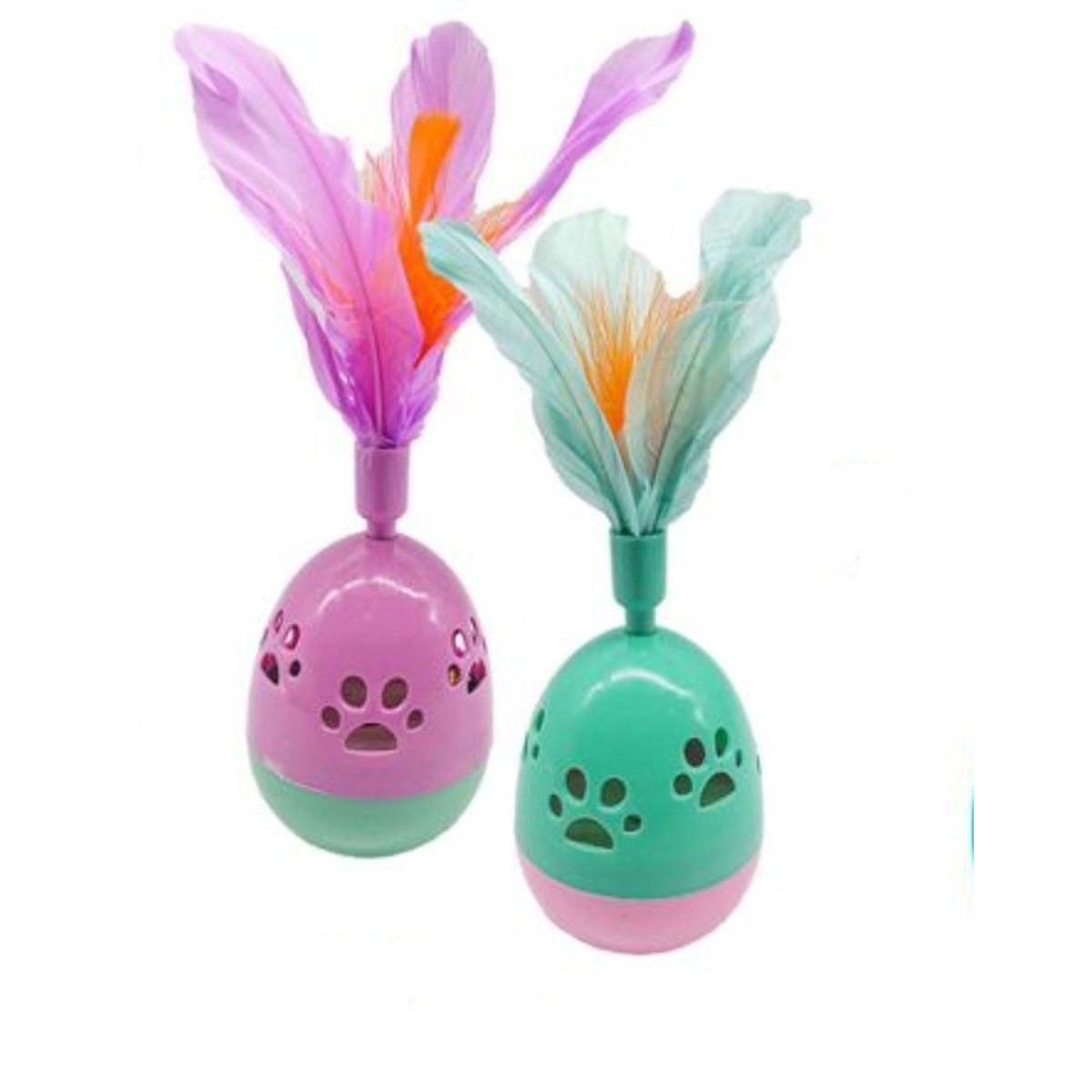 GENERICO - Juguete Interactivo Gatos Mascota Con Pluma