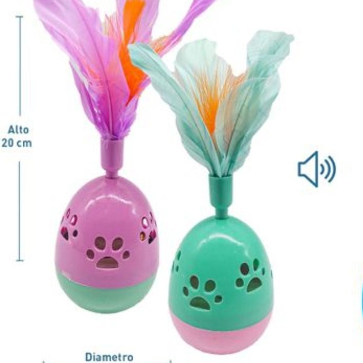 GENERICO - Juguete Interactivo Gatos Mascota Con Pluma