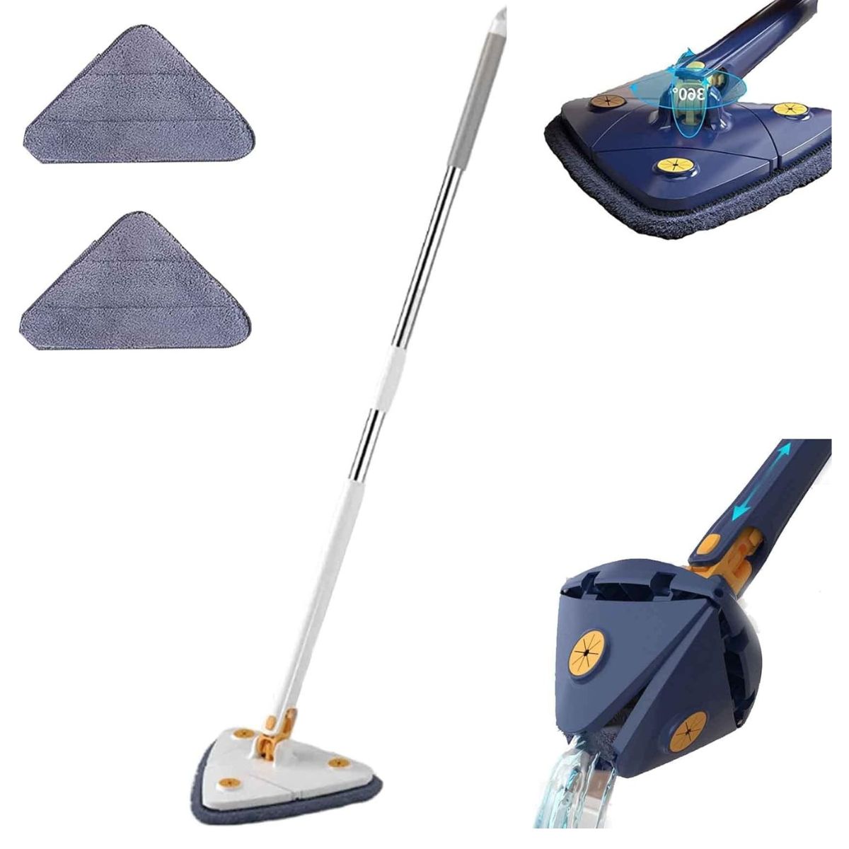 GENERICO - Trapeador con exprimidor y de microfibra