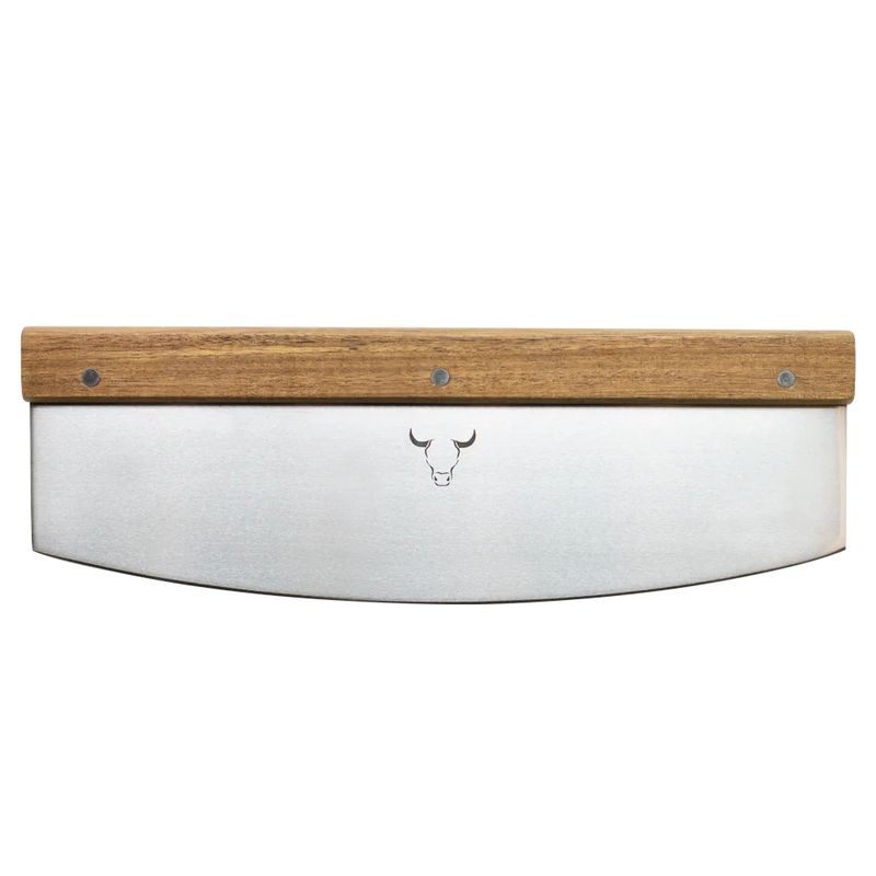 WAYU - Cortador De Pizza Madera Y Filo Acero 35cm Wayu