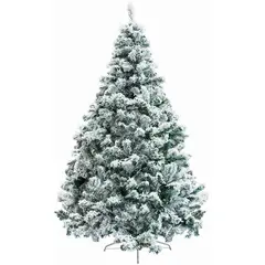 JARDIMEX - Arbol Navidad Nevado 1.60 M Follaje Pino