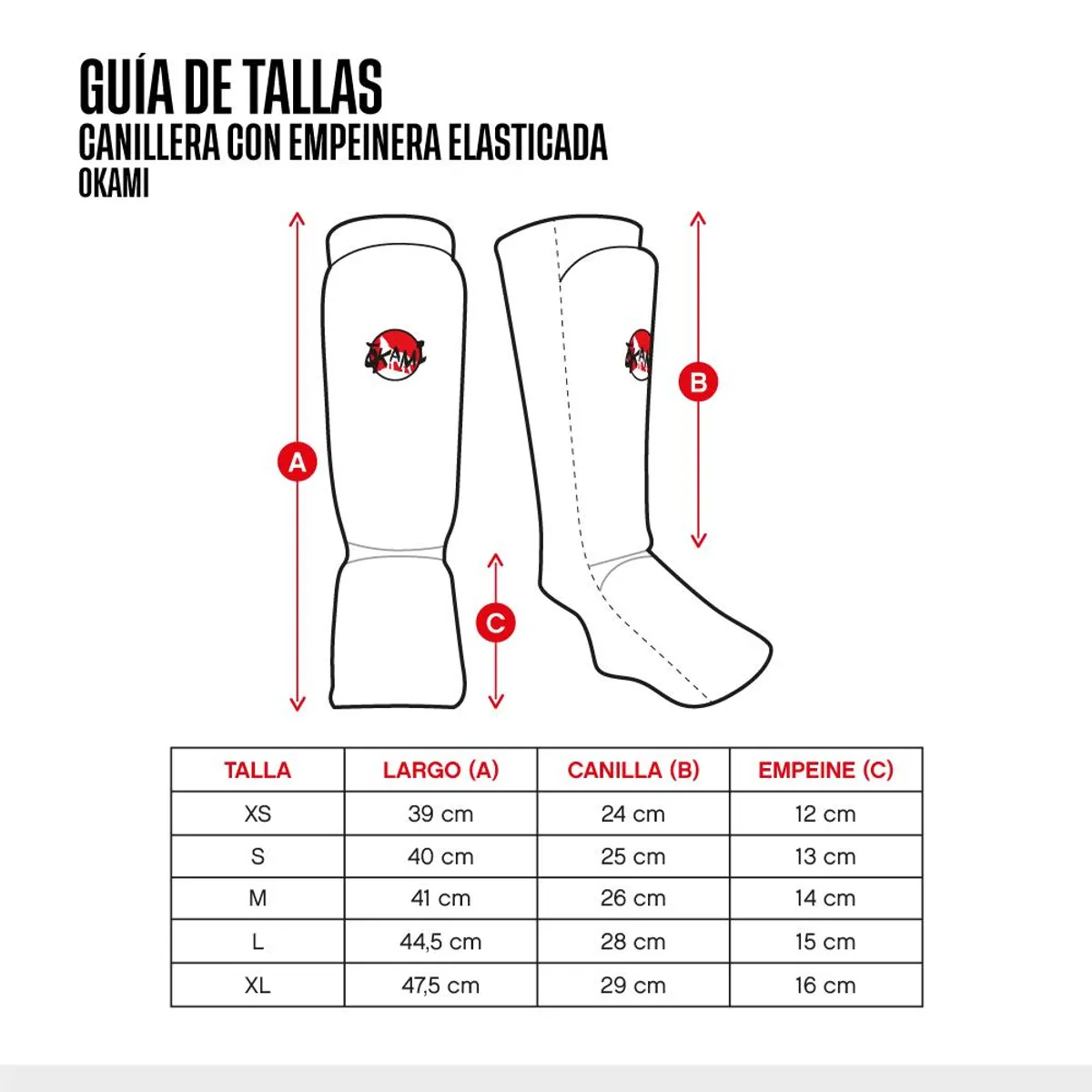 OKAMI - CANILLERA OKAMI ELASTICADA CEMPEINERA BL M
