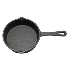 WAYU - Sarten Redondo 14Cm Iron Cast Acero Resistente Cocina