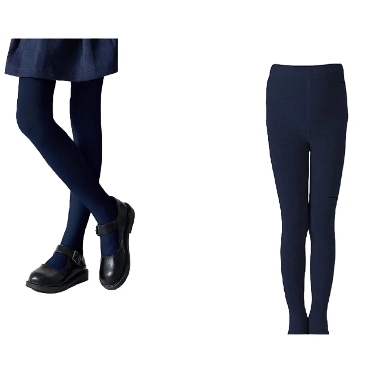 GARSIL - Panty Escolar Con Fibra De Bambu - Pantimedias - Sin Costuras - Unisex