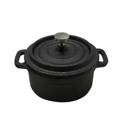 WAYU - Mini Olla Cacerola Hierro Fundido 10cm Cocina Parrilla