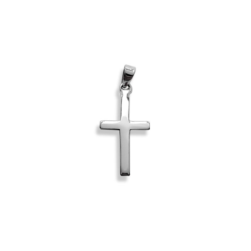 ANDREA COGGIOLA JOYAS - Colgante Cruz Lisa Plata Fina 925