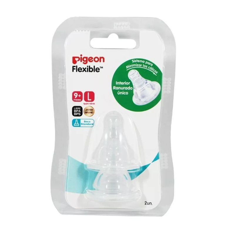 PIGEON - Tetina Pigeon Boca Standard Talla L 9+m