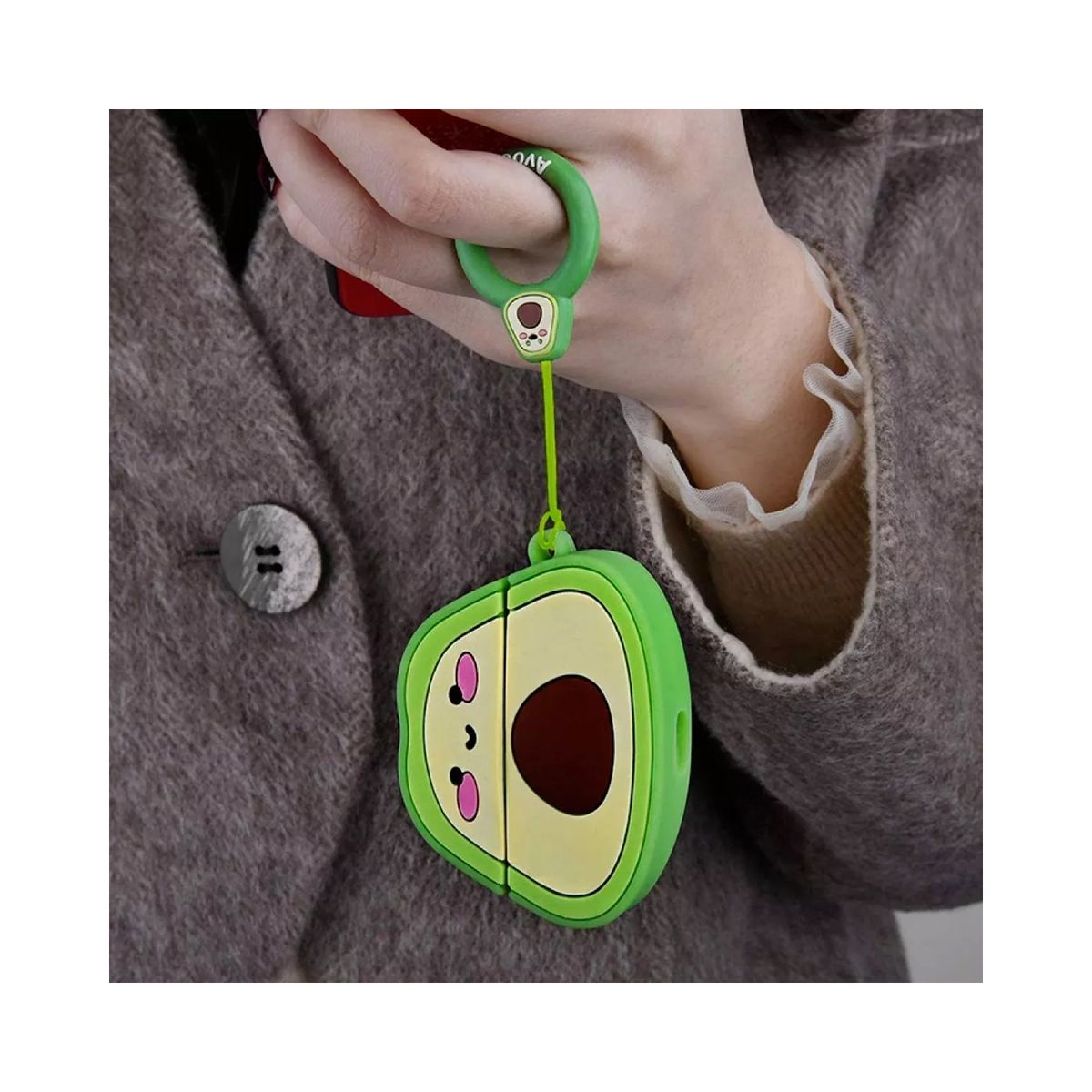 GENERICO - Funda Case Carcasa De Silicona Para AirPods Pro - Avocado