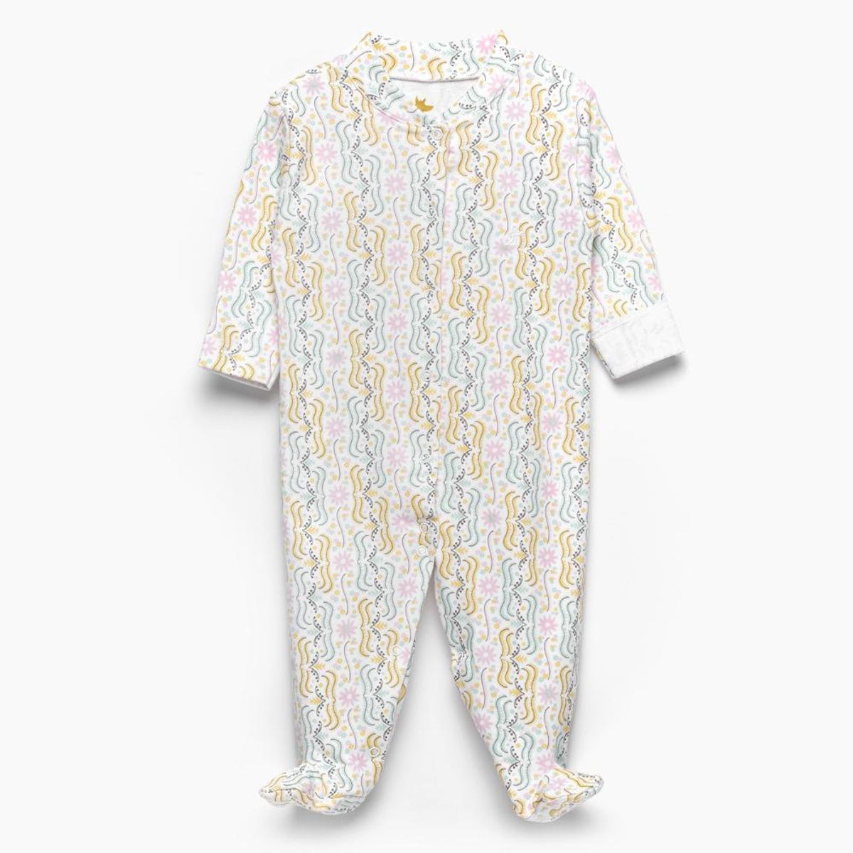 COYOTE KIDS - Enterito ondas algodón peruano - Blanco