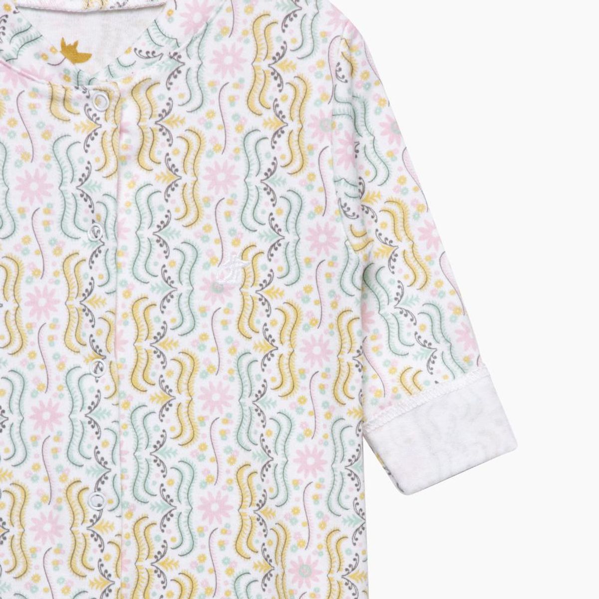 COYOTE KIDS - Enterito ondas algodón peruano - Blanco