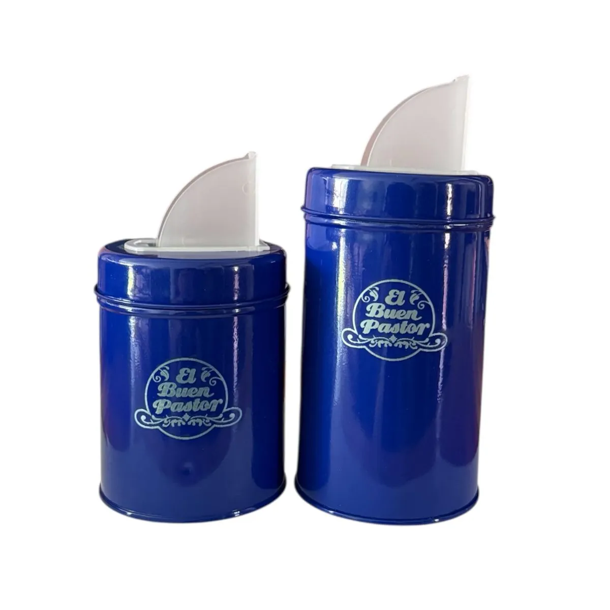 EL BUEN PASTOR - Kit Yerbera mas Azucarera Azul con Dispensador El Buen Pastor Nueva Edición