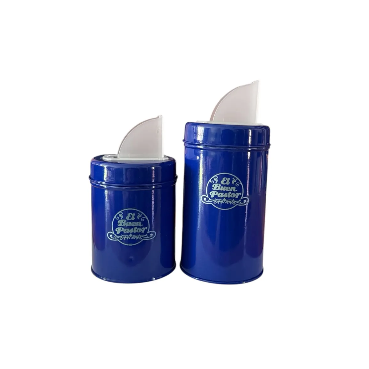 EL BUEN PASTOR - Kit Yerbera mas Azucarera Azul con Dispensador El Buen Pastor Nueva Edición