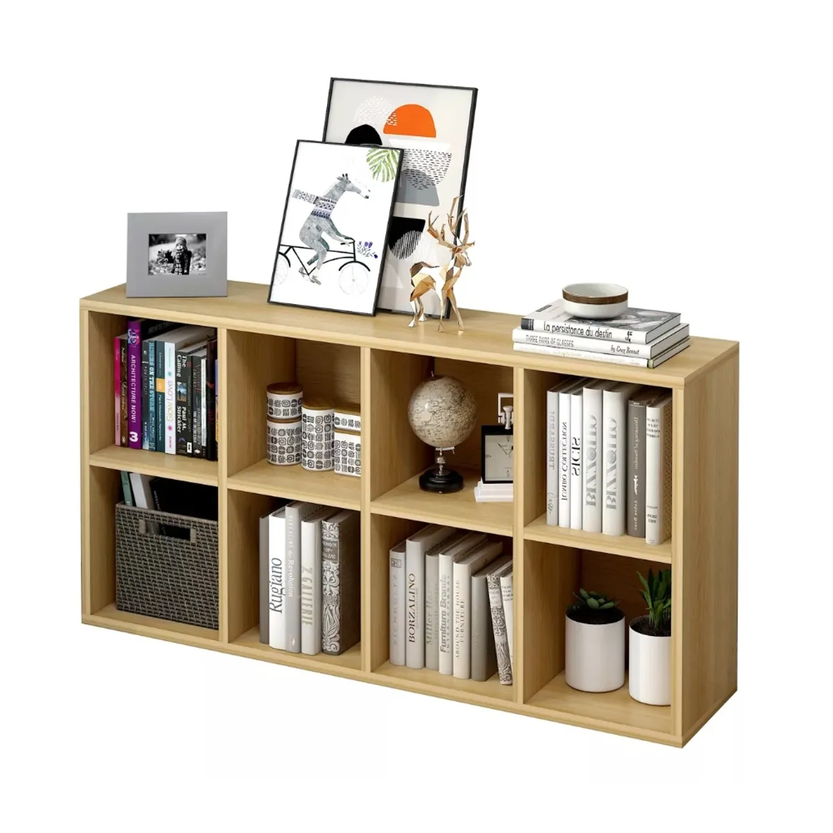 HOMER DESIGN - Organizador Multiuso Living Escritorio librero biblioteca 110x30x60cm