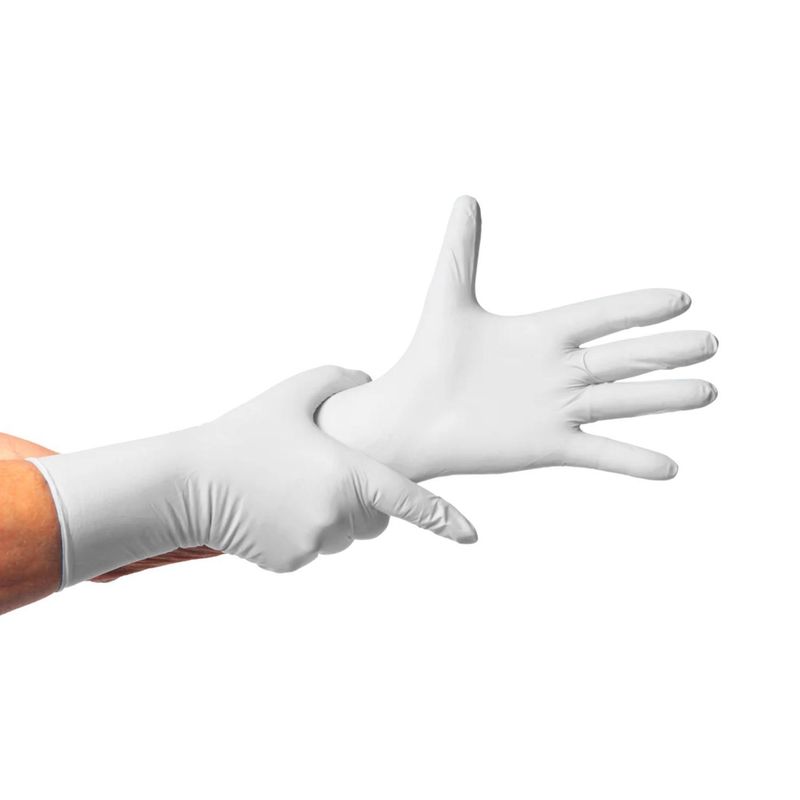 MAXCARE - Guantes Examinación Nitrilo Talla S MEDLINE spolvo MAXCARE
