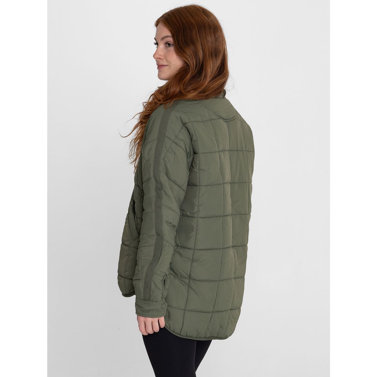 BSOUL - Parka Puffer Mujer Creta Verde Oscuro BSOUL