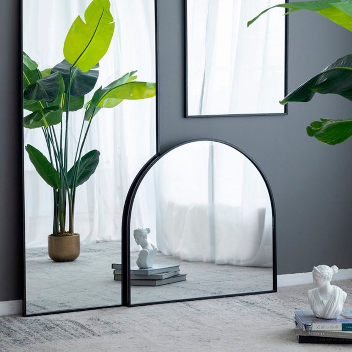 FORM DESIGN - Espejo Babilonia Negro Form