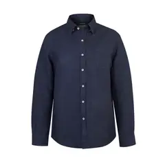 ROCKFORD - Camisa Lino Hombre Linen Azul