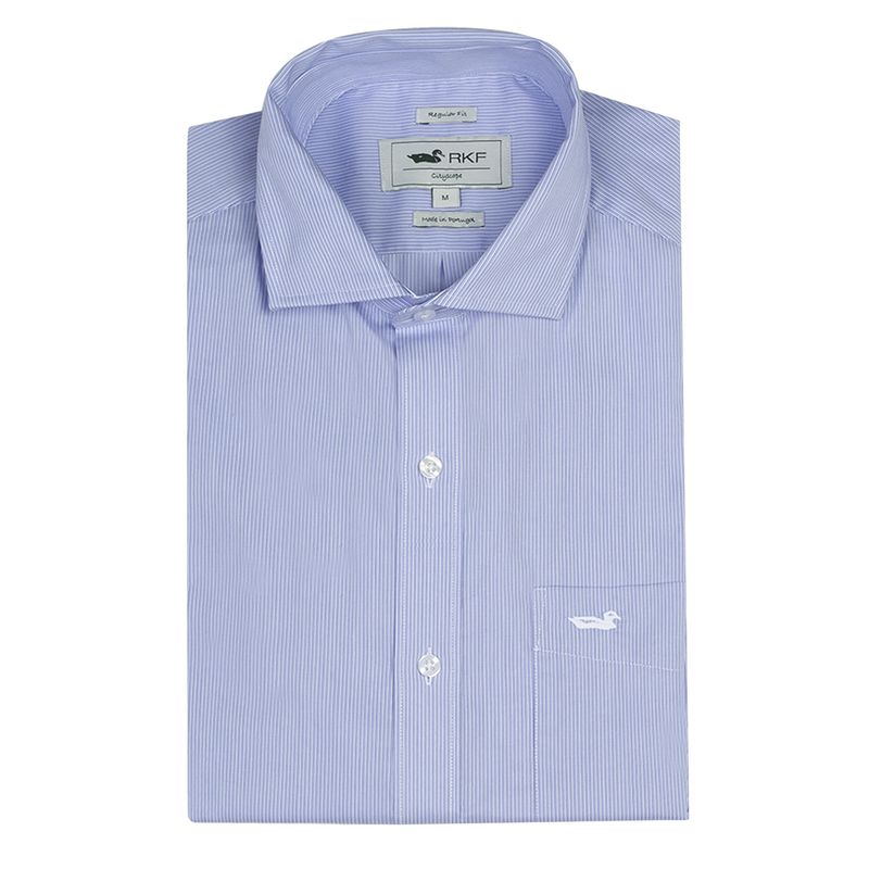 ROCKFORD - Camisa EasyIron Hombre Cuello Italiano Blanco ROCKFORD