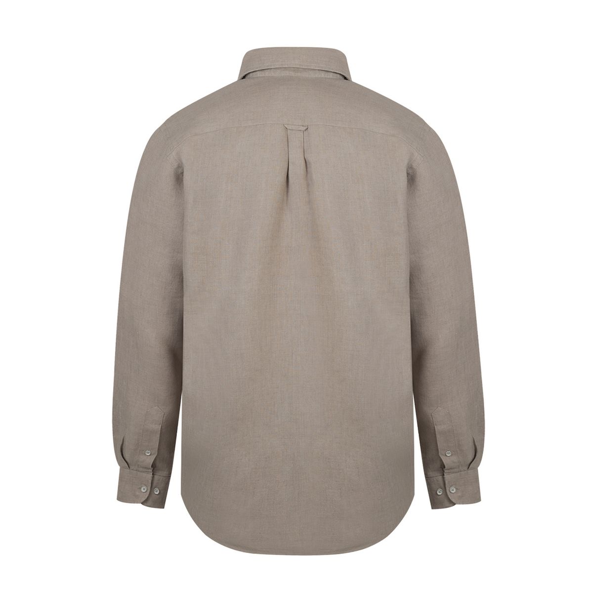 ROCKFORD - Camisa Lino Hombre Linen Beige/Crudo ROCKFORD_.