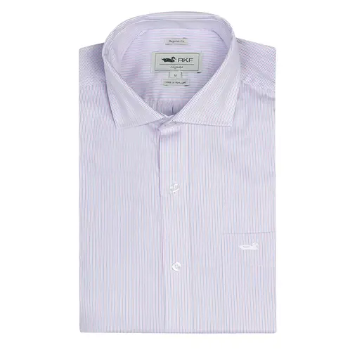 ROCKFORD - Camisa EasyIron Hombre Cuello Italiano Rosado ROCKFORD_.