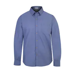 ROCKFORD - Camisa Algodón Orgánico Hombre Galiton Azul