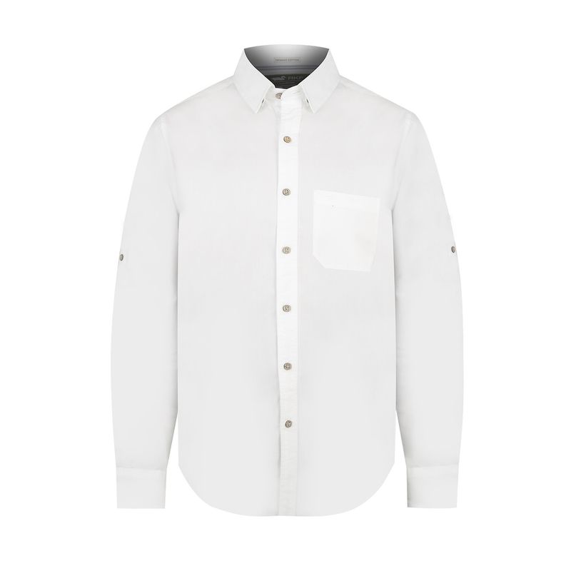 ROCKFORD - Camisa Algodón Orgánico Hombre Galiton Blanco ROCKFORD_.