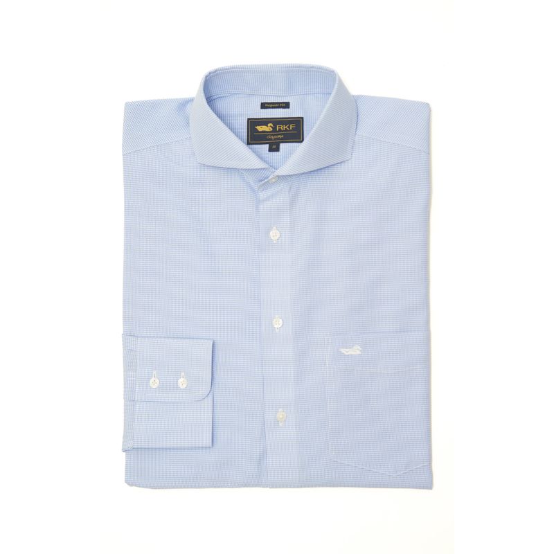 ROCKFORD - Camisa Libre De Arrugas Hombre WF Celeste ROCKFORD